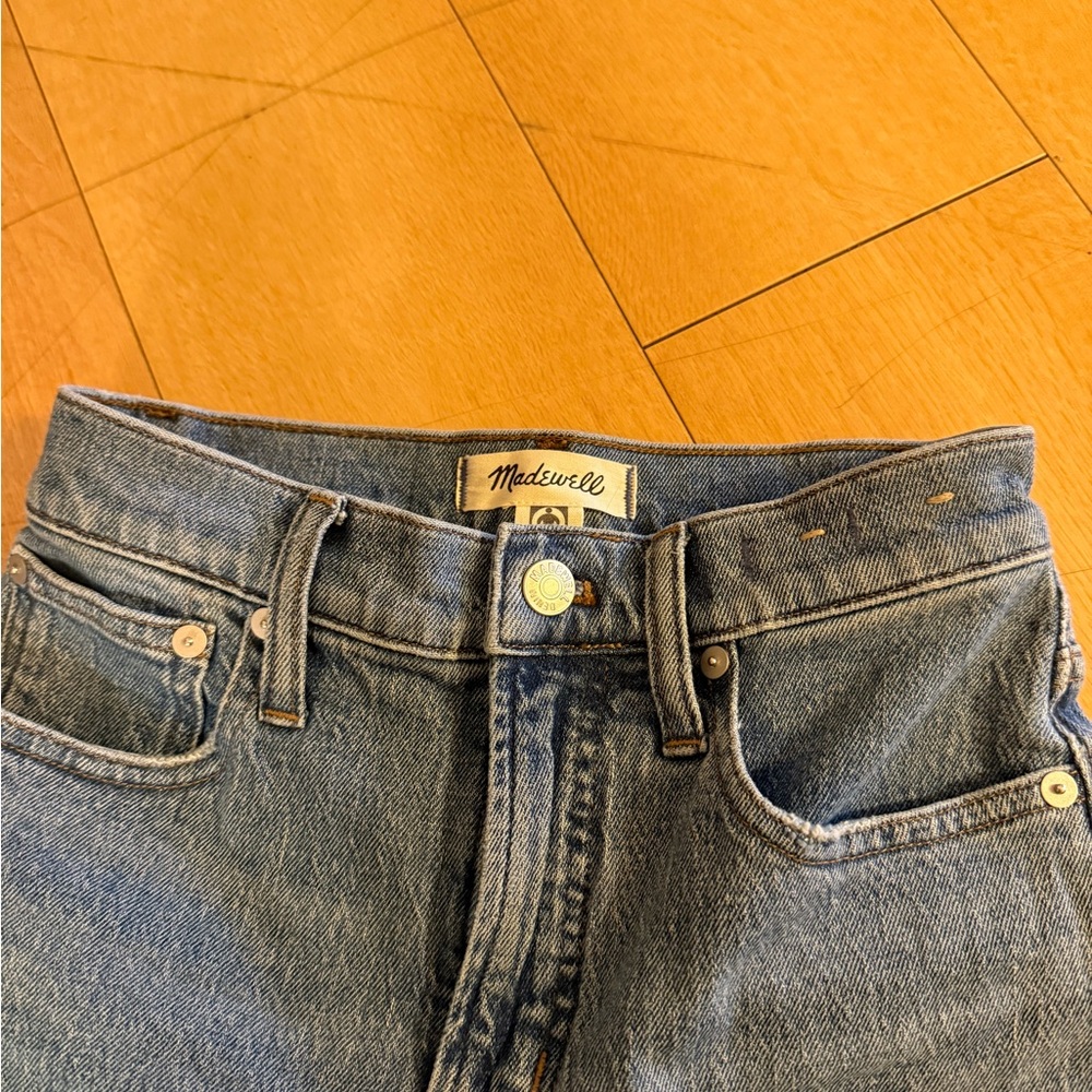 Madewell Women's high waist wide leg jeans, size 23